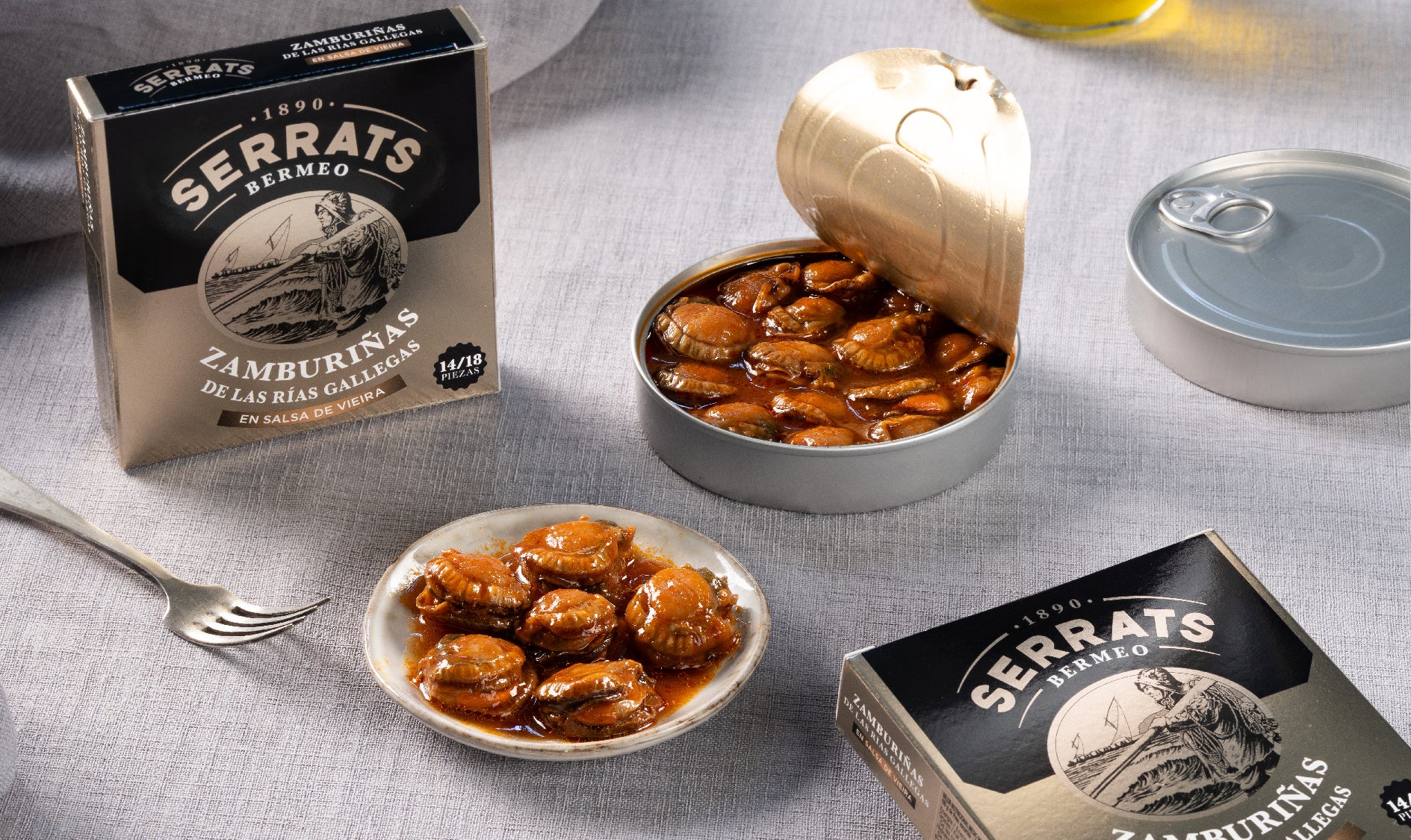 Galiziako itsasadarren zamburiñak Galiziako itsasadarren zamburiñak