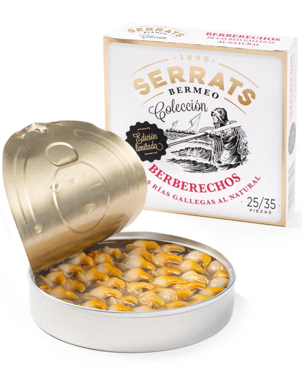 Berberechos de las Rías Gallegas al natural. 25/35 piezas. "Edición Limitada".