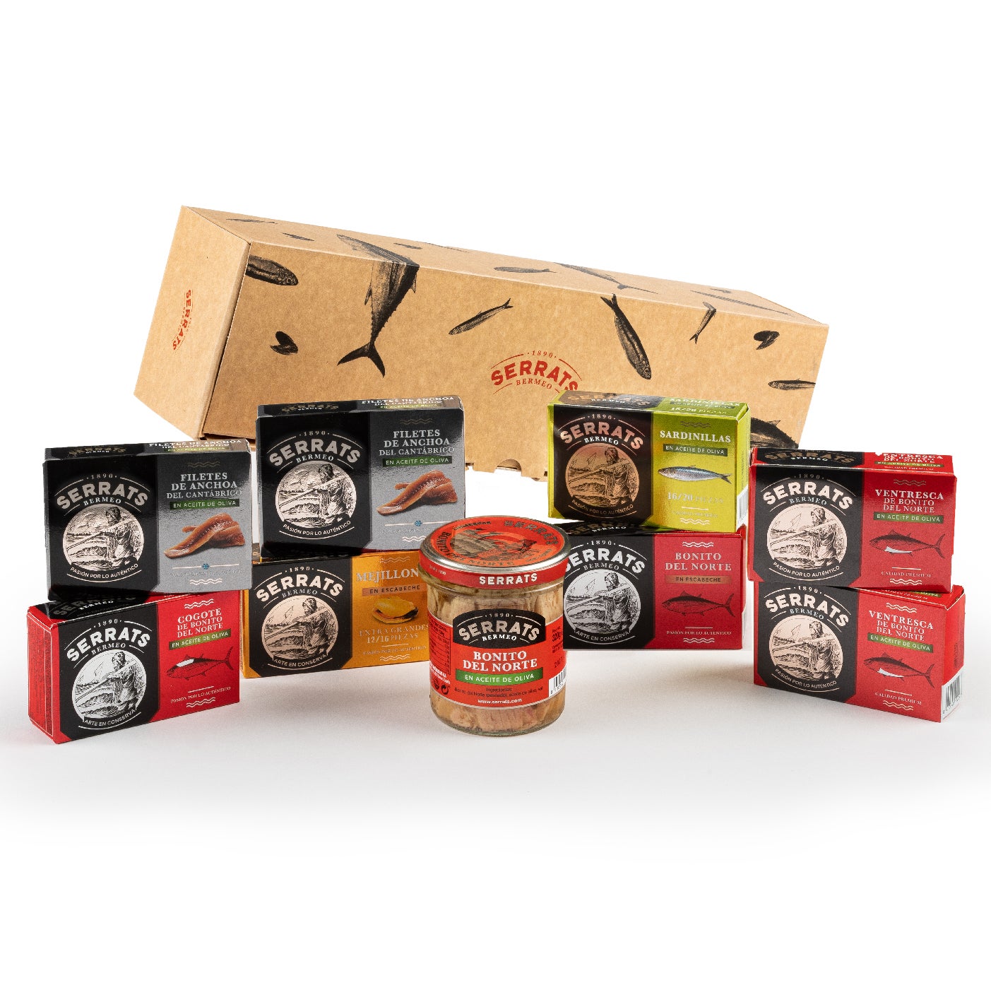 "Côtière" Moyen Coffret Cadeau  (9 conserves)