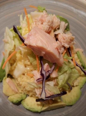 Atún Serrats sobre cama de mijo