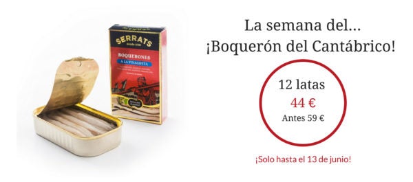 Boquerón del Cantábrico en oferta