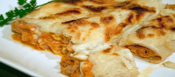 Canelones de atún