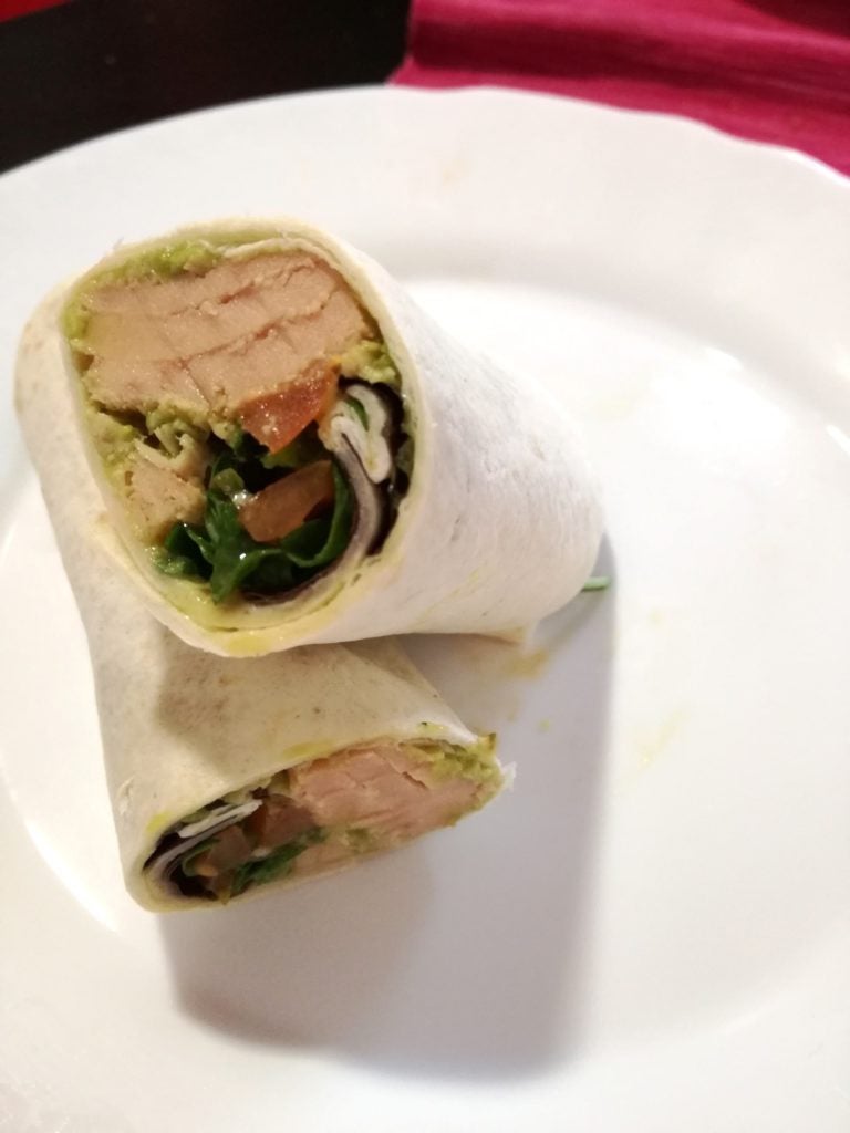 Wrap de bonito y ensalada
