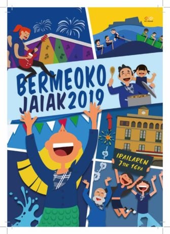 Cartel de fiestas de Bermeo 2019
