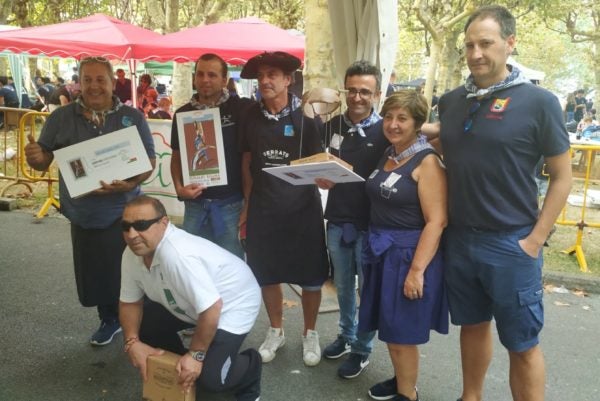 Cocineros premiados en el Sukalki Eguna 2019