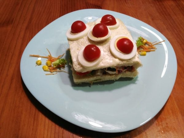 Pastel de Atún con pan de Molde