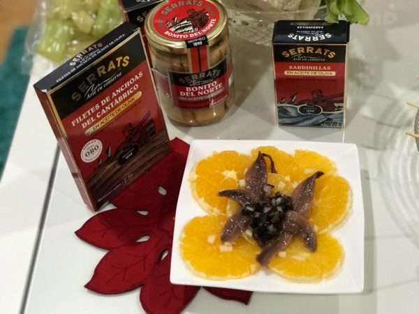 Ensalada de naranja y anchoas