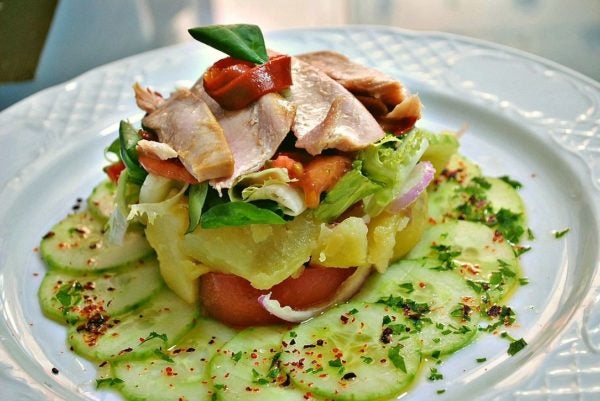 Piriñaca (ensalada de patata) con ventresca de Bonito del Norte