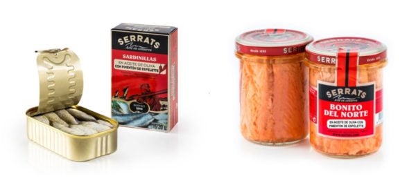 Bonito del Norte y sardinillas "txikis" en aceite de oliva con pimentón de Espelette. ¡Descúbrelos!