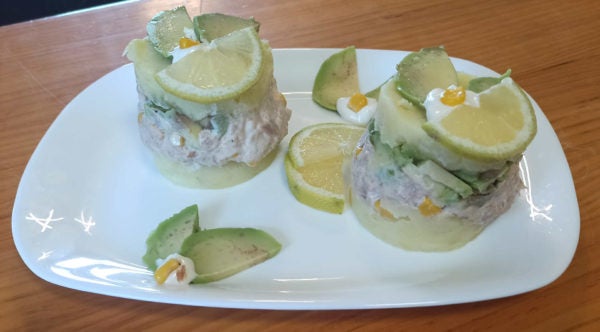 Causa limeña de atún
