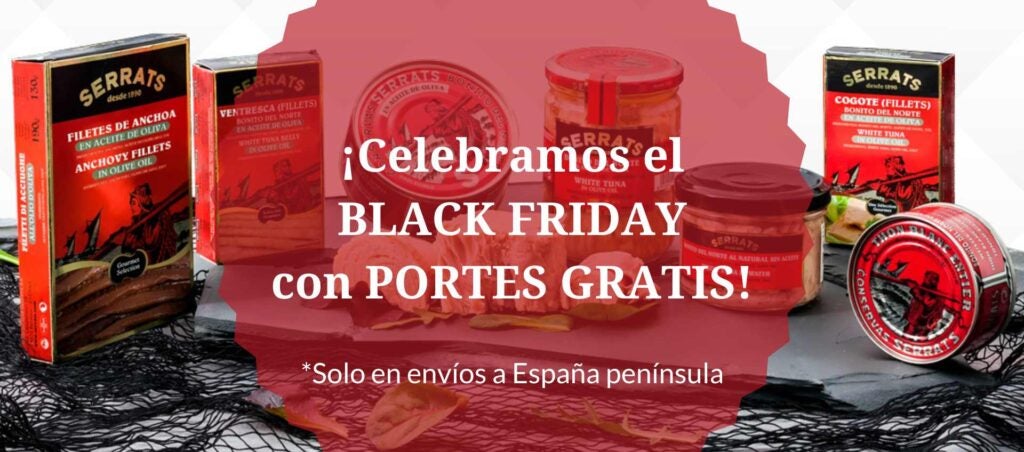 Celebramos el Black Friday con portes gratis