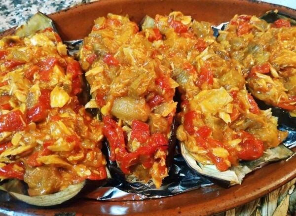 Rellenamos las berenjenas