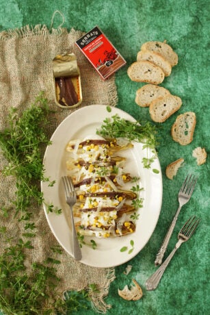 Ensalada tibia de endivias