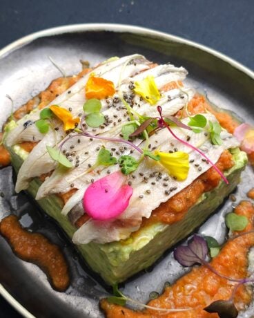 Receta Timbal con Boquerones