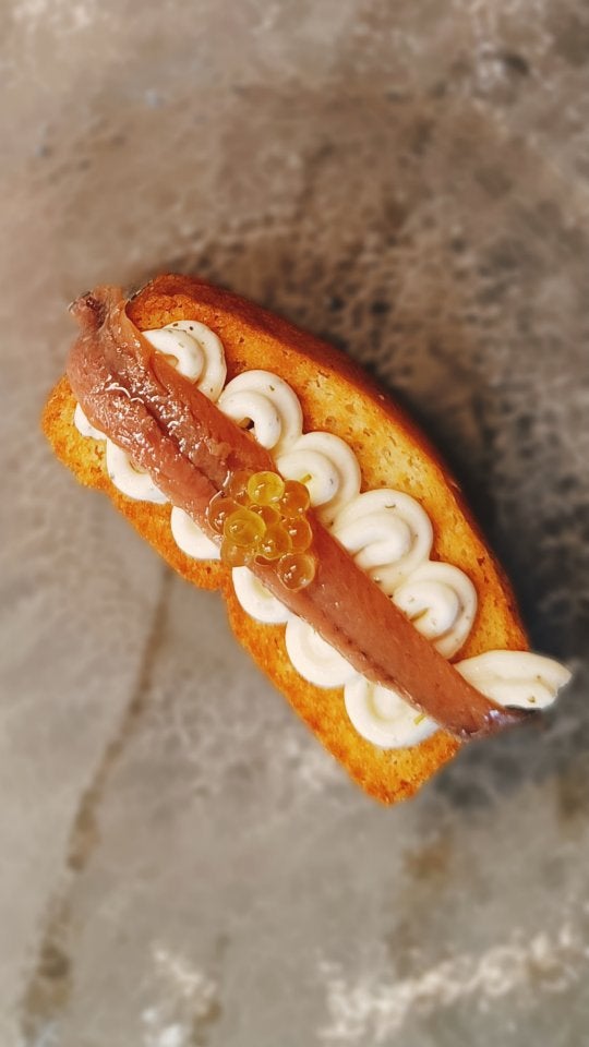 tosta de anchoas