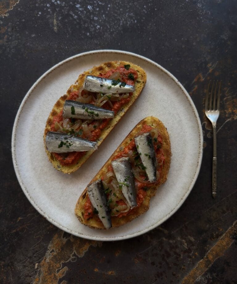 tosta sardinillas