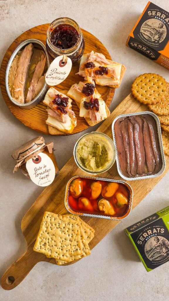 aperitivos con conservas gourmet