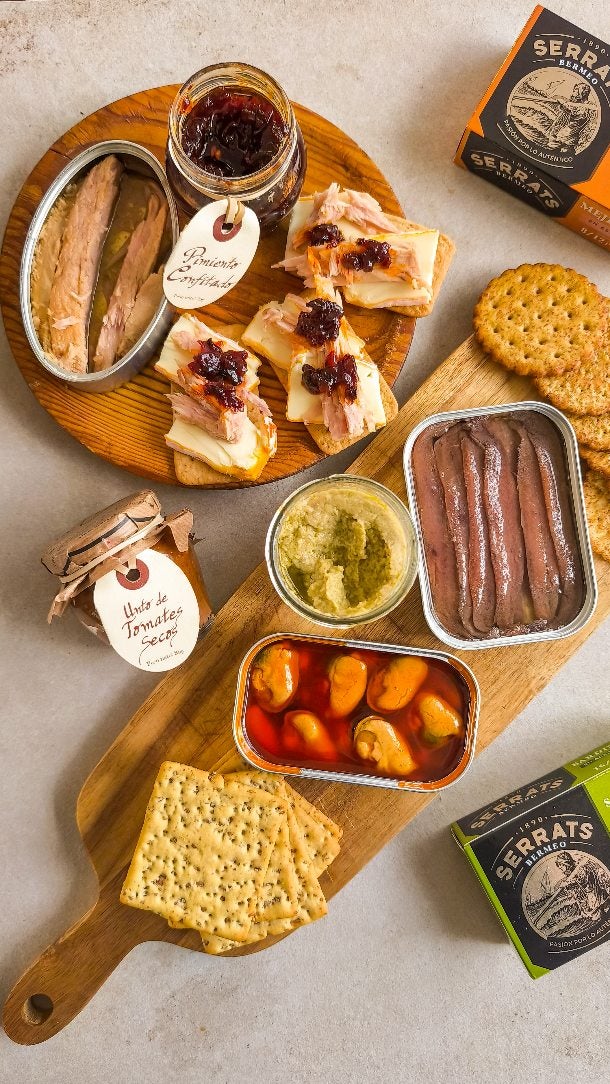 aperitivos con conservas gourmet