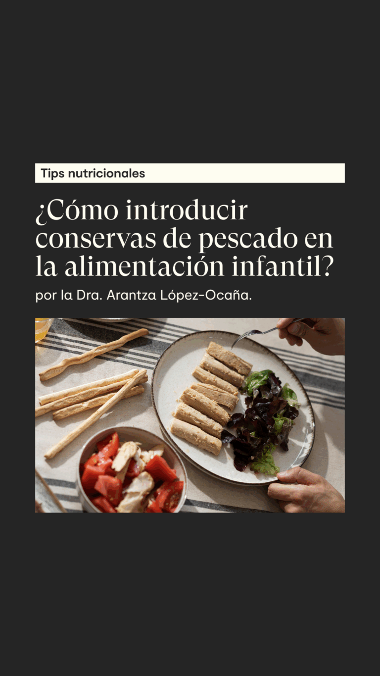 Conservas de pescado para niños