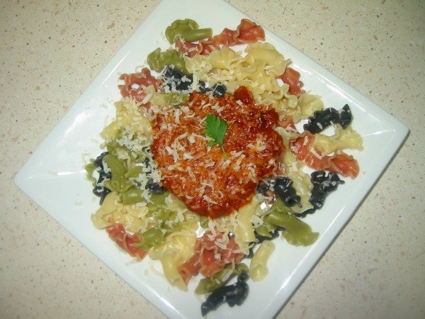 Pasta capricci alla puttanesca - Conservas Serrats