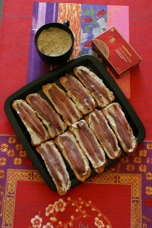 Paté de boquerones con Anchoas del Cantábrico de Conservas Serrats