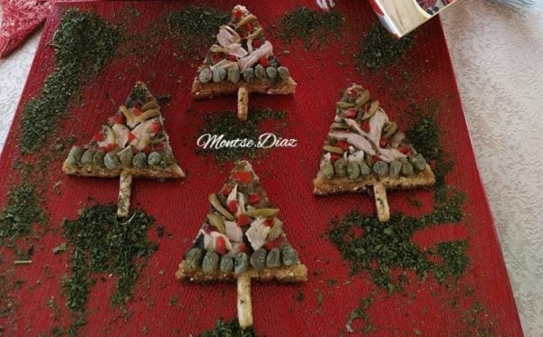 Arbolitos navideños de bonito del norte
