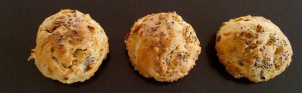 Canapé navideño, bocaditos de anchoas