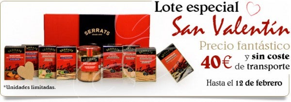 Caja especial San Valentín