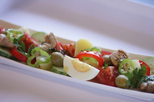 Ensalada campera con atún