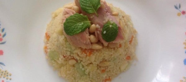 Ensalada de cous cous con ventresca