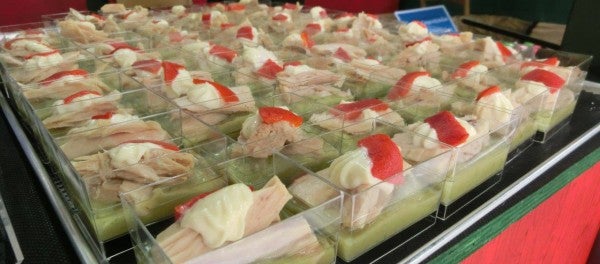 Pintxos de guacamole con Bonito del Norte