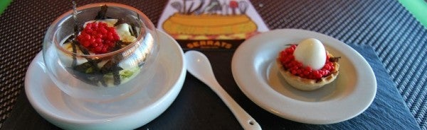 Nidos de caviar de oricios