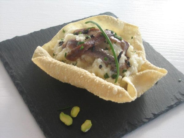 Receta de pappadums de anchoas del cantabrico