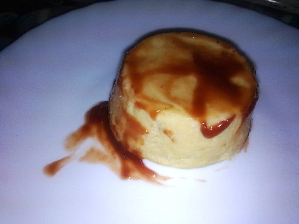 Flan de patata y atún Serrats