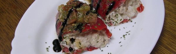 Pimientos de piquillo rellenos de bonito del norte