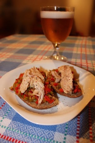 Los pintxos de Ventresca y la cerveza