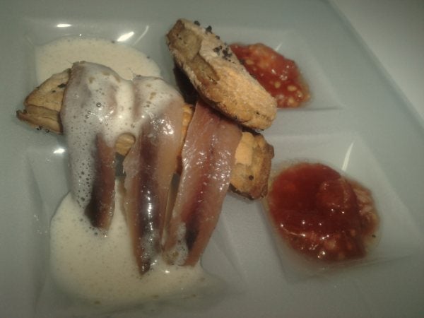 El bocadillo de anchoas, no más deconstruido menos premiado