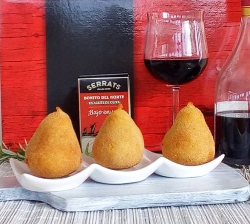 Croquetas de arroz y bonito del Norte