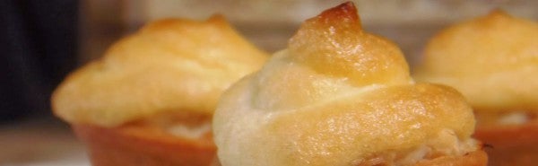 Tartaletas marineras gratinadas